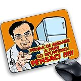My Cust Tappetino Mouse pad compatibile spiritoso dieta frigo... divertente dottor Nowzaradanprima di fare lo spuntino pensaci