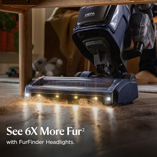 Image of Bissell Pet Hair Eraser DualBrush Upright Vacuum with Two Brush Rolls, DualBrush Self-Cleaning Technology, HEPA Sealed Allergen System, Bright FurFinder Headlights, Lift-Off Pod, 42943