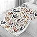 Chicken Plant Blanket Gifts Super Soft Lightweight Flannel Blankets Throw for Kids, Adult, Suitable for Couch, Sofa, Bed, Camping, Travel All Seasons 50