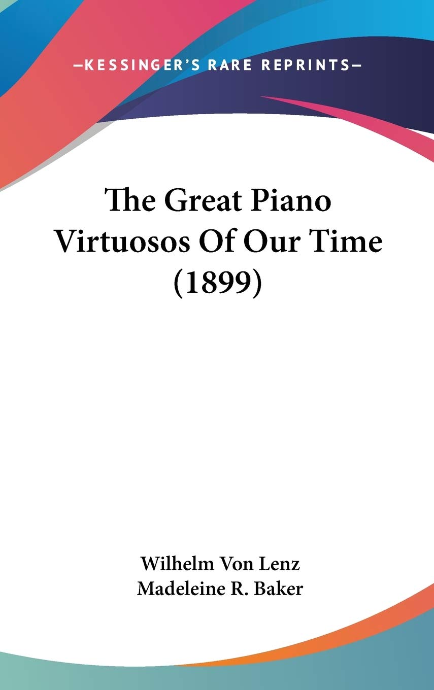 The Great Piano Virtuosos Of Our Time 1899 recueil partition piano musique classique ancienne