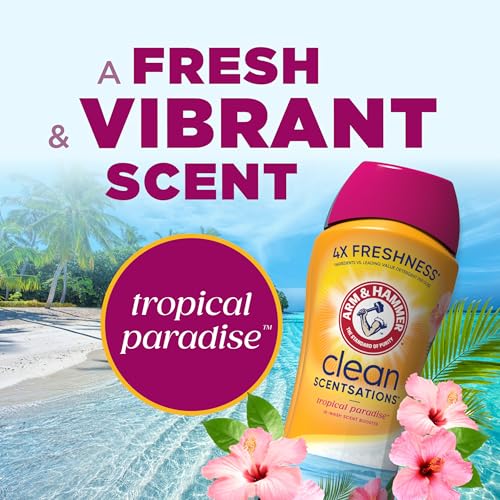 Image of ARM & HAMMER Clean Scentsations Laundry Scent Booster, Tropical, 24 Oz