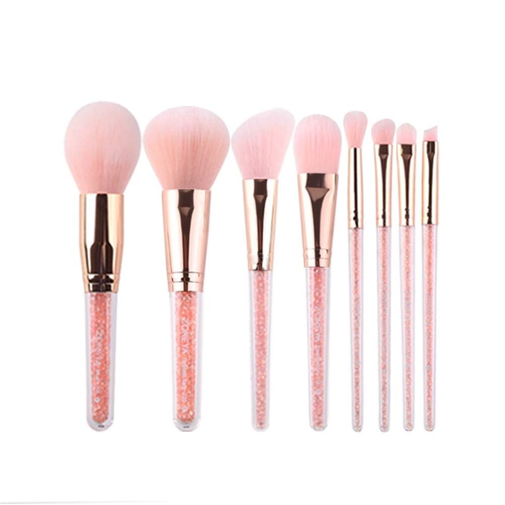 Brush Set maquillage rose pour sublimer votre routine beauté matinale en un clin d'œil