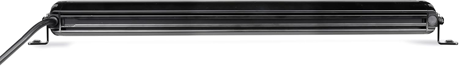 Go Rhino Xplor Lighting: Bright Series 20.5" Single Row LED Light Bar | Side & Track Mount, Aluminum, Black | 732365T