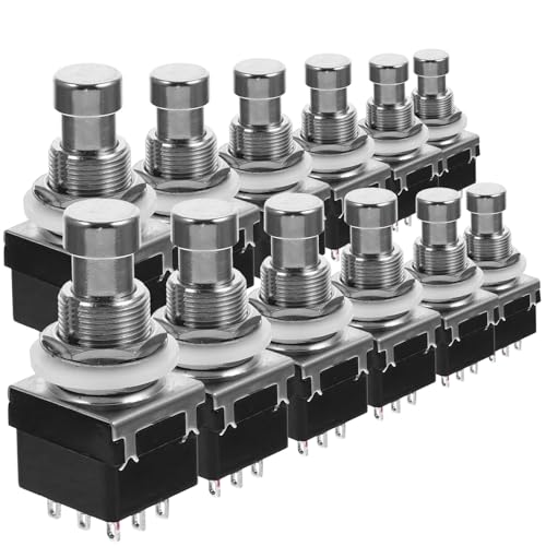 Boutons de pédale effet guitare légers et faciles à transporter partout