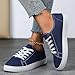 Imagen de Genérico 2026 Zapatos Casuales para Mujer Zapatos de Moda Unisex con Cordones de Lona cómodos Zapatos Planos Transpirables para Todos los días para Hombres y Mujeres