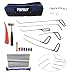 Furuix Auto PDR Tool PDR Rods Dent Puller Paintless Dent Repair Tools Car Dent Removal Repair Tool Door Ding Remover Auto Body Dent Removel Tools (Black)