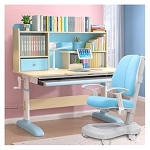 Bureau met plank Studiebalie Professionele Kinderbureaus en stoelen Primaire en middelbare schoolstudenten Multifunctionele huishoudelijke hefbureaus en stoelen Studiebalie witte computer bureau