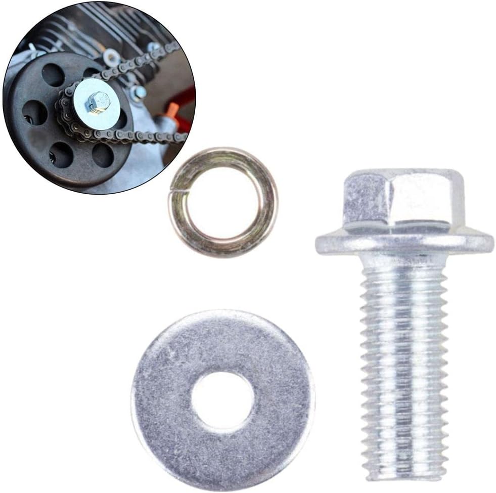 Grade 5 Go Kart Clutch Bolt Assembly Kit for Predator 212cc - Mounting Bolt, Fits Tecumseh & Briggs, Material, Tested Before Shipment, Advanced Technology
