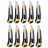 Alco-Albert 116 - Taglierino 18 mm, 10 lame universali professionali, taglierino per tappeti, coltello da lavoro