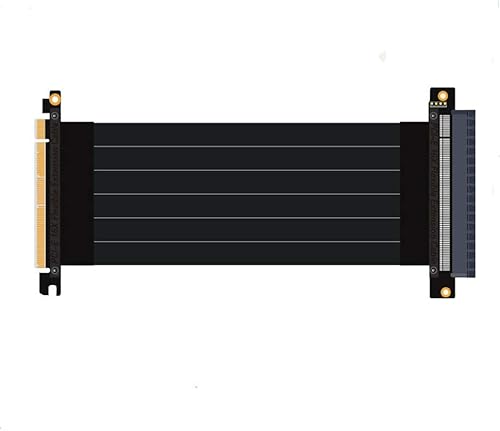 HLT Tarjeta elevadora PCI Express 3.0 16x, extensión PCIe cable flexible de alta velocidad (7.9 in)