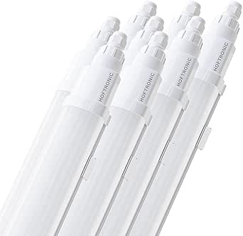 hoftronic LED TL Armatuur 120cm 36W 4320lm 6500K daglicht wit licht IP65 waterdicht IK08 impactproof koppelbaar tri-proof plafondverlichting integrated fitting