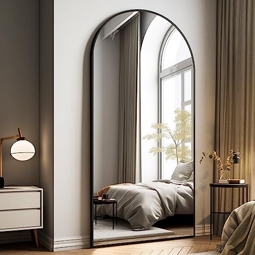 Easly Oversized Full-Body Mirror, 76" x 34" Arched Full-Length Mi...