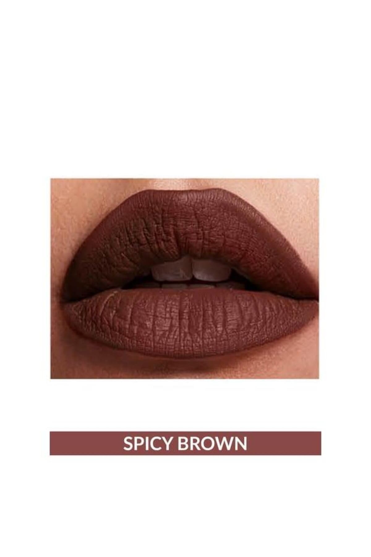 Avon Power Stay Likit Mat Ruj - Spicy Brown
