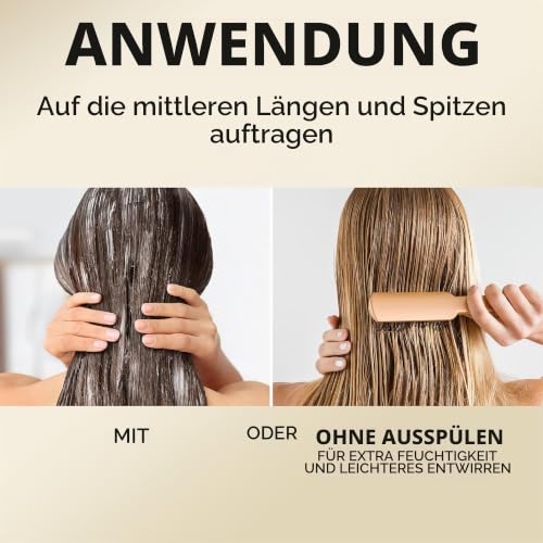 Pantene Pro-V Sanfte und glatte Pflegespülung, 800 ml, mit Spender, krauses Haar und stumpfes Haar, tägliche Anwendung… – Ansicht 6