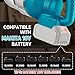 Cordless Vacuum Cleaner for Makita 18V Battery, Handheld Electric Vacuum Cleaner 16000Pa with 4 Nozzles and 0.7L Dust Container Lightweight Car Vacuum for Home Pet Hair Carpet Car (No Battery)