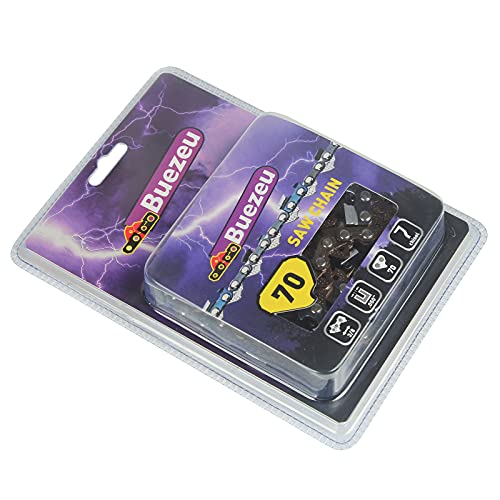 Buezeu Chain Saw Chains 3/8" .050" Gauge, 70 Drive Links For 20" Bar For Poulan, Remington. #TOP1