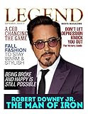  Legend Men\'s Magazine: Robert Downey Jr. The Man of Iron (English Edition)