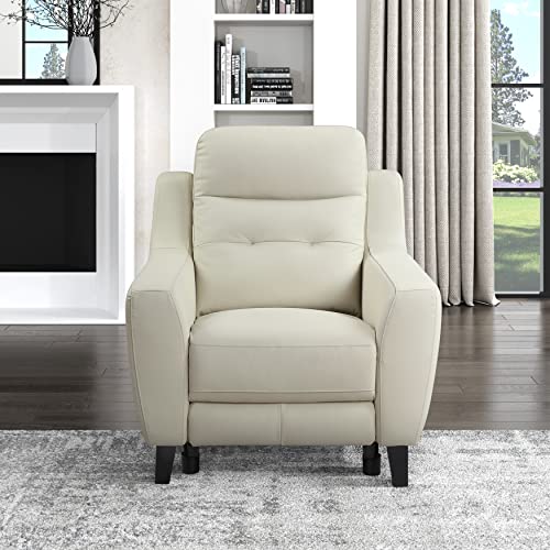 Lexicon Clementine Power Wall-Hugger Recliner, Cream