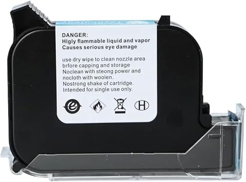 Fast Dry Multi-Color Ink Cartridges Compatible with TIJ Handheld Inkjet PrintersBlue Color