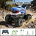 BOBXIN Amphibious Remote Control Shark Monster Truck Squirt Water,4WD All-Terrain Off-Road 2.4Ghz Waterproof RC Car Pool Water Toys for Kids Age 6+ Blue