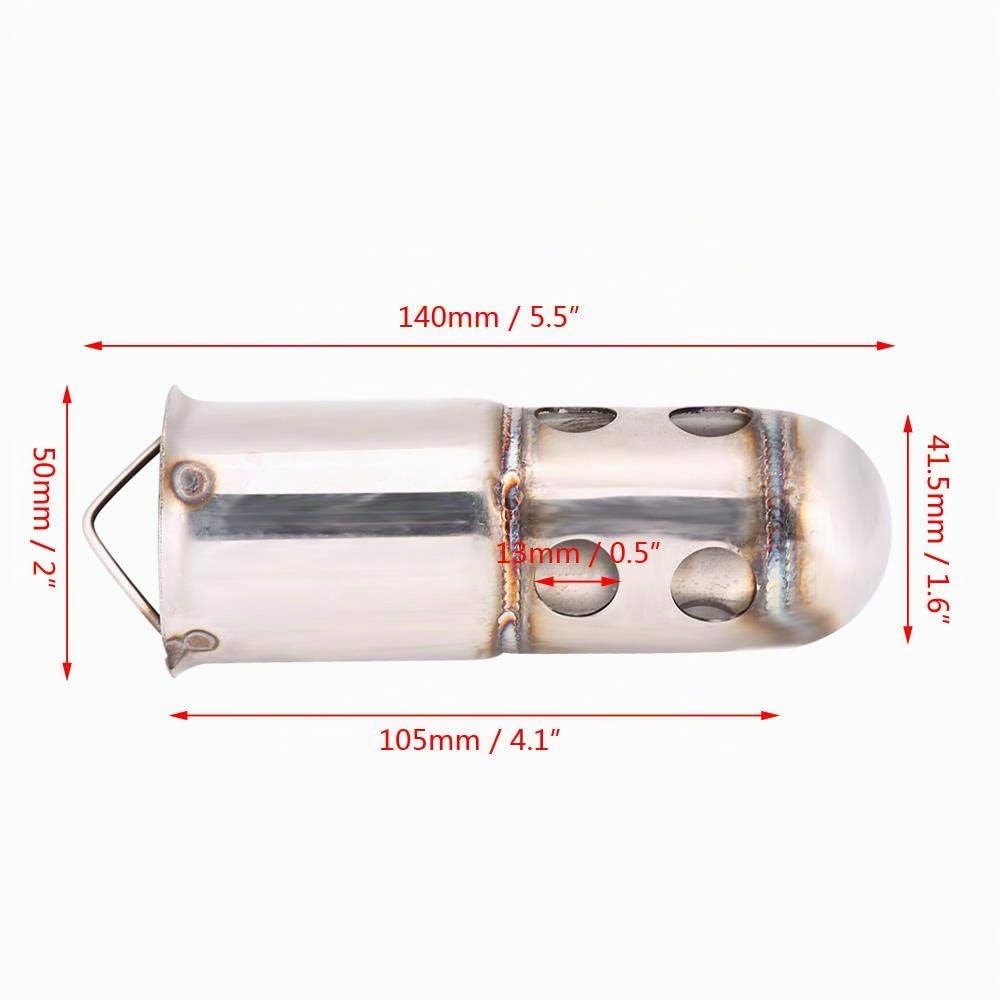 Le silencieux universel de de silencieux de tuyau d'échappement de moto de 51mm peut chicane(2), système d'échappement,Tuyau d'échappement