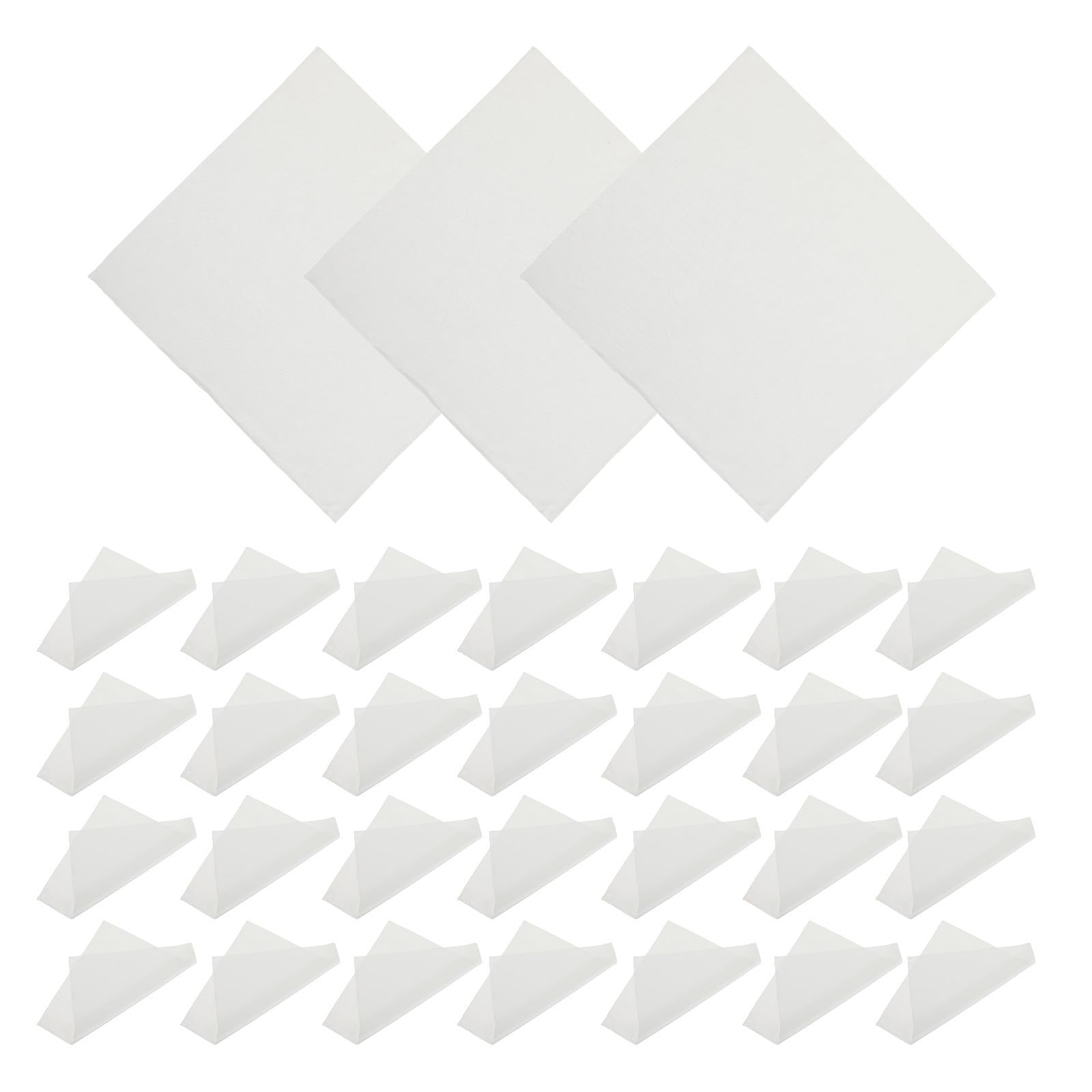 Paño Antiestático de Poliéster Blanco 100 Piezas, Absorbente Polvo para Limpieza de Pantallas LCD y Teléfonos en Fabricación Óptica