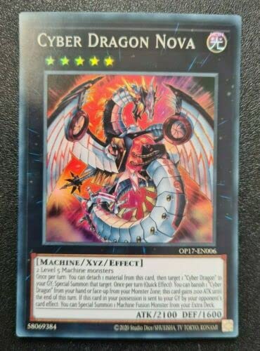 Yu-Gi-Oh! Cyber Dragon Nova - OP17-EN006 Super Rare OTS Tournament Pack 17, White
