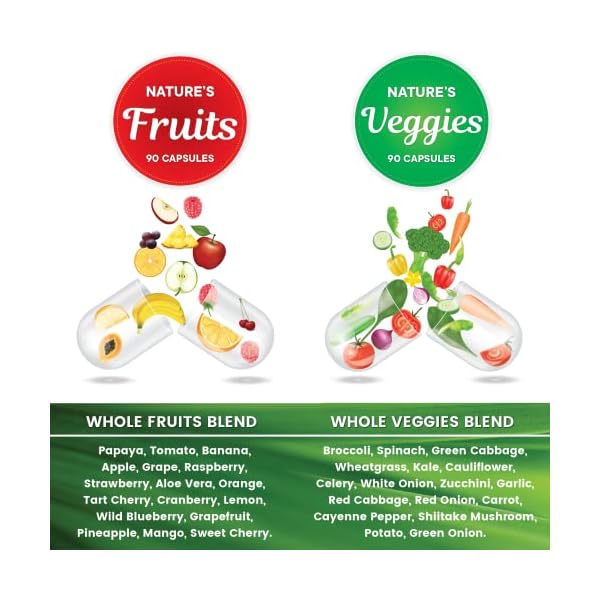 Superfood MD Fruits and Veggies Supplement 90 Fruit and 90 Veggie