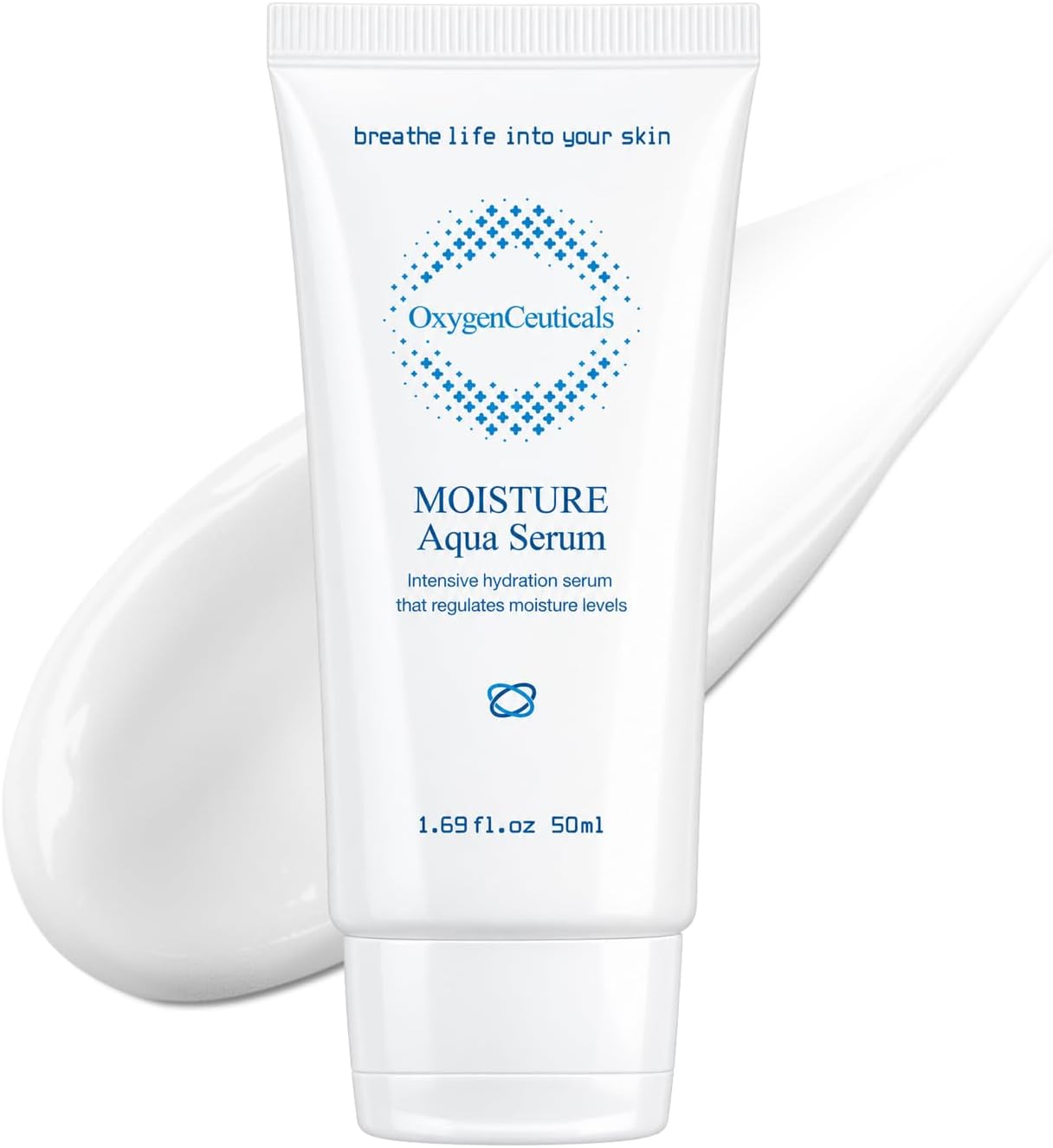 Moisture Aqua Serum – Lightweight Hyaluronic Acid & Jojoba Oil Face Serum for Dry, Oily & Acne-Prone Skin, Gentle Non-Irritating Formula. 1.69 fl.oz (50ml)