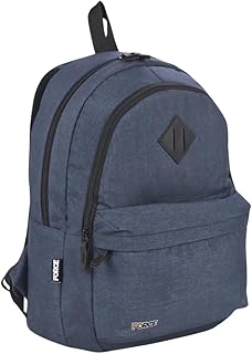 فورس شنطة ظهر للاب توب 14 بوصة - ادفانسد بيسيك - كتان كحلي | شنطة ظهر متينة مقاومة للماء | للمدرسة وصالة الالعاب الرياضية والعمل والاستخدام اليومي | 44 × 30 × 18 سم | موديل FDB07