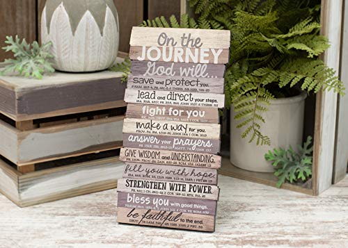 Lighthouse Christian Products On The Journey God Will Rustic Stacked Pallet 5 X 10 Wood Plaque #TOP4
