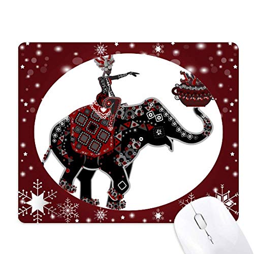 Tapis de souris totem éléphant glisse fluide avec motif minorité de chine