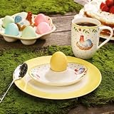 Villeroy & Boch Bunny Tales ornament kształt koszyka Max, porcelana, kolorowy, zając Max