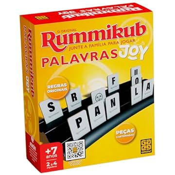 Jogo Rummikub Joy Palavras - Grow