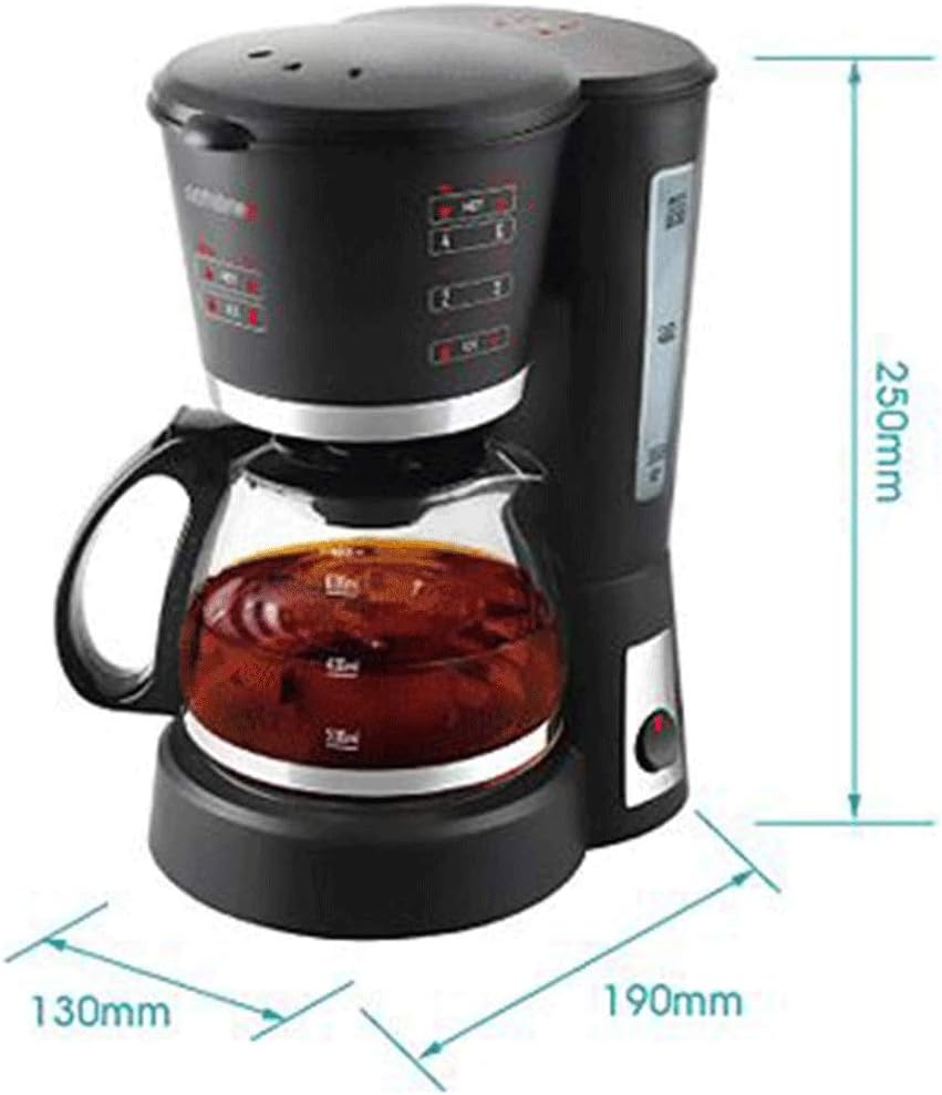 Drip Coffee Maker, Filter Coffee Machine Touch, Keep Warm for 40Mins, Anti Drip Design, Removable Filter and Funnel, Coffee Lover