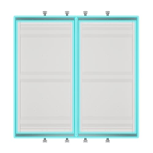 Container Door Flashing Kit for Spray Foam Insulation – High Cube 96 Shipping Containers & Sea Cans – Clean Interior Finish Around Cargo Doors – DIY Container Framing Trim System
