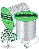 FIVEIZERO 18Gauge&12Gauge Aluminum Craft Wire,2mm/3mmArmature Wire for Sculpting,Bendable Metal Wire for Jewelry Making,Wire Wrapping,Floral Sculptures,Clay & Christmas Ornaments Crafting(Sliver)