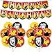 The King of the Forest Birthday Party Supllies, Lion Party Banner,Cake Toppers,Balloons for Lion Party Guard Decorations