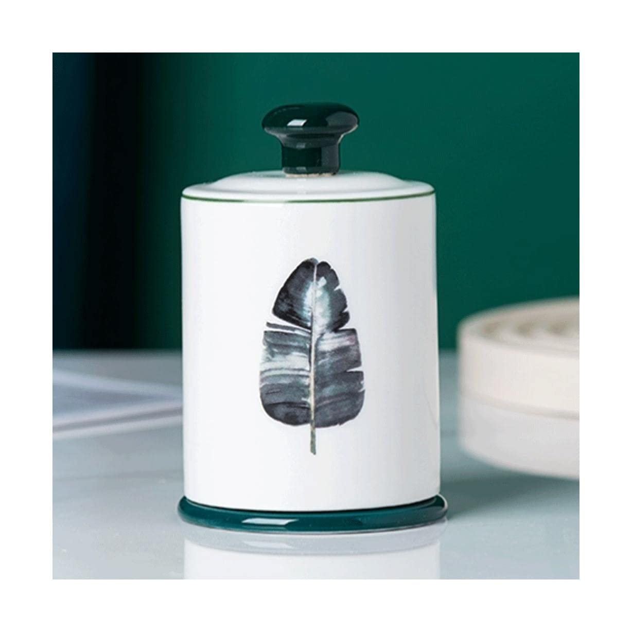 Wdwdw Style 4 Toothpicks Dispenser Toothpick Box Fashion Simple Holder Ceramic Container With Lid Holder Decoration For Kitchen Restaurant
