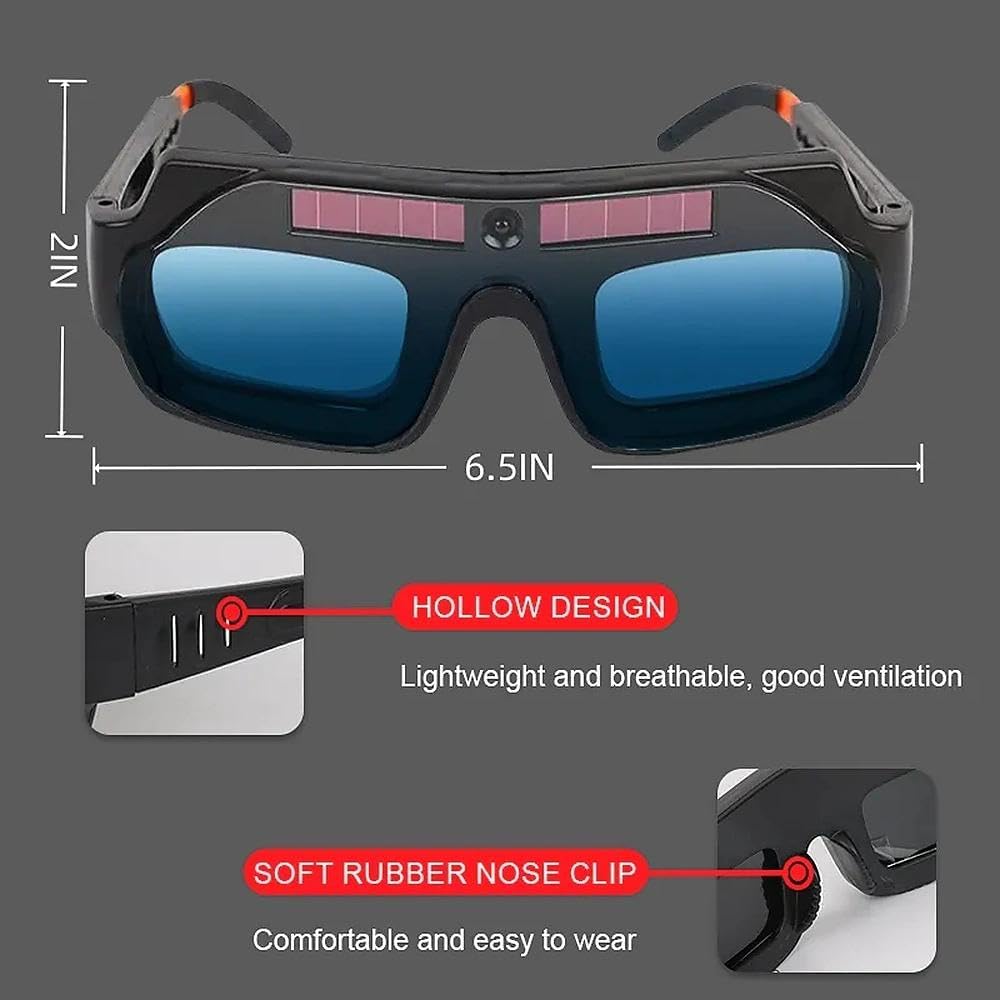 1 pcs Welding Welder Glasses Mask Solar Auto Darkening Helmet Eyes Goggle Anti-glare