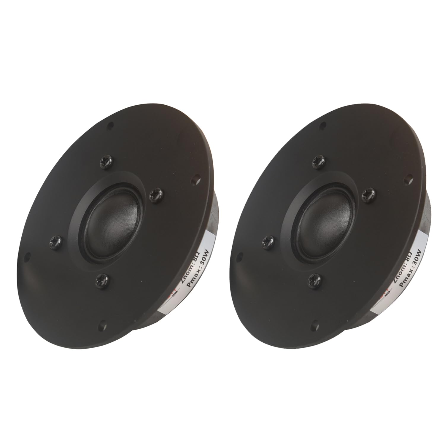 HIFIDIY LIVE 2PCS HiFi 4 inch Tweeter Speaker Unit 25-core Black Silk Membrane 8OHM 30W Home Film Treble Loudspeaker B1-100