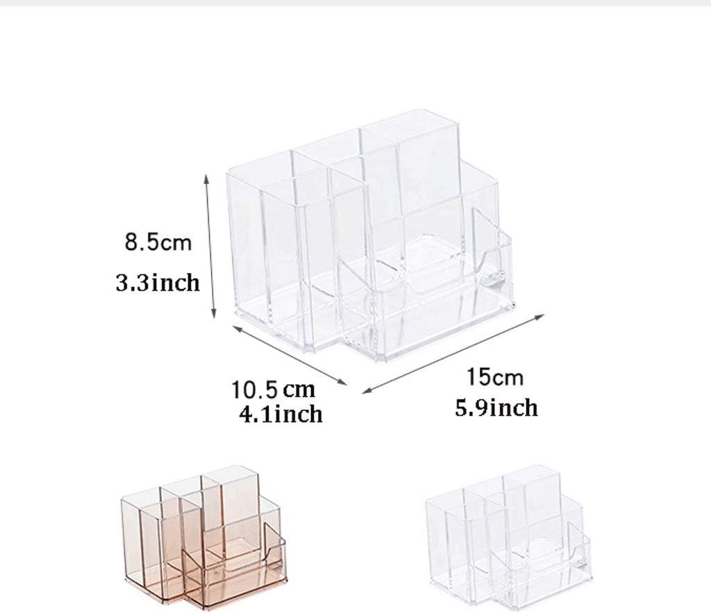 Organizador De Escritorio Acrílico Transparente HOLIDYOYO - Bandeja De Almacenamiento Multinivel, 26.6x24.5x10.2 Cm