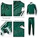 Aiozowa Track Suits for Men Set Plaid Jogging Tracksuit Mens 2 Piece Sweatsuits Jogger Sweat Suits Two Piece Sport Leisure Clothes Outfits Green KEW-KE07-M