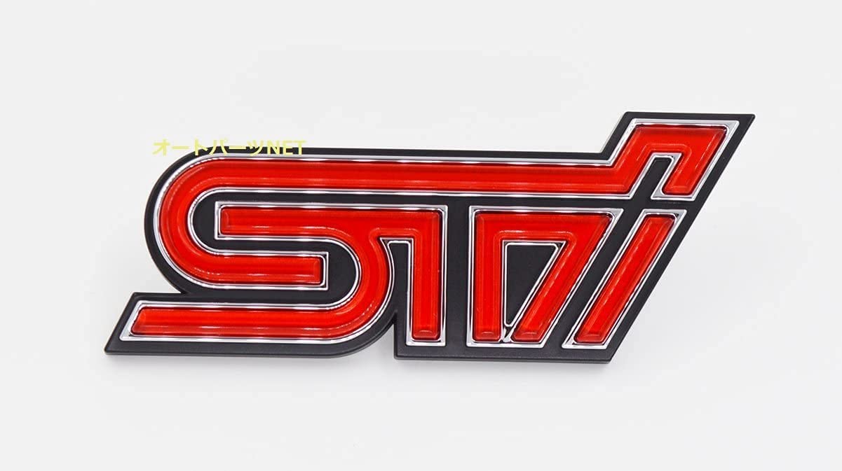 Amazon | 【スバル純正】STI【チェリーレッド フロントオーナメント 