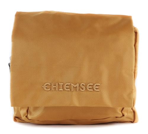 Bandolera de nylon Chiemsee unisex con correa ajustable y diseño ligero en color amarillo