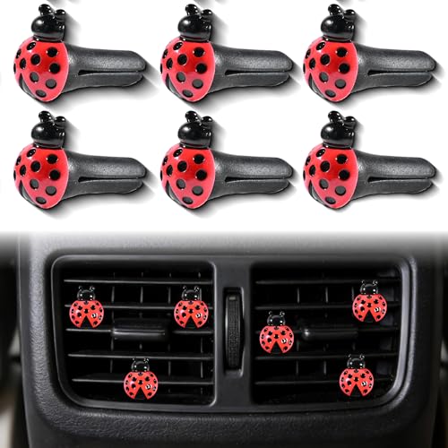 Clips d'aération de voiture coccinelle : rompez la monotonie d'un tableau de bord triste