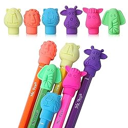 Mr. Pen- Animal Pencil Top Erasers, 60 Pack, Erasers, Pencil