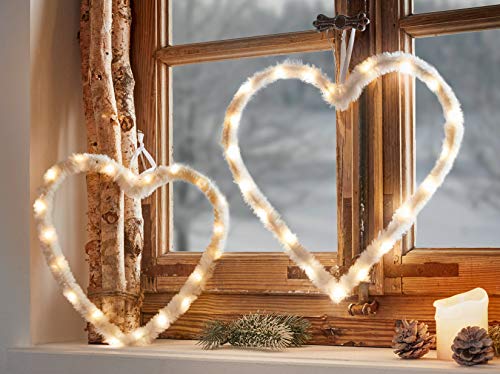 Loberon LED-Leuchtdeko Set: 2 Goldene Padden Mit Mond & Stern - Batteriebetriebene Deko Fürs Kinderzimmer