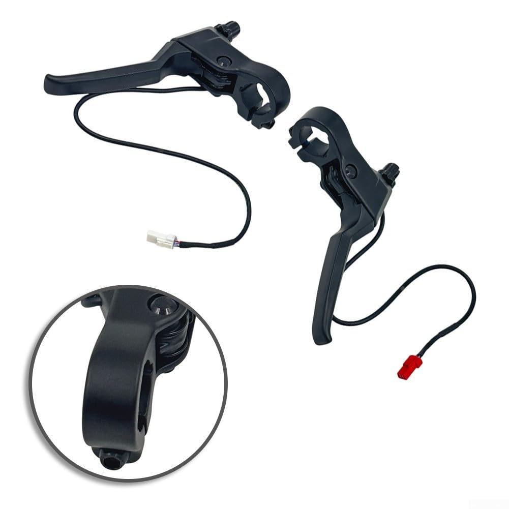 Ensemble de guidons de frein en alliage d'aluminium pour trottinette électrique Ninebot GT3, leviers gauche et droit pour barres standard de 22,2 mm, design résistant à l'usure (gauche