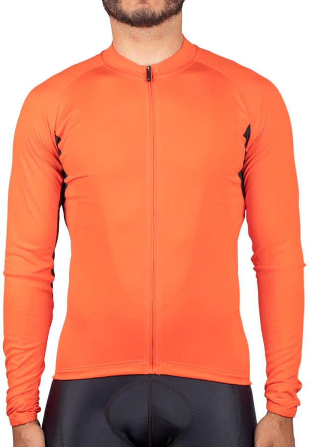 Bellwether Sol-Air UPF Long Sleeve Jersey - Orange, Men's, Medium